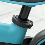 Balanscykel Barncykel Blå av Metall och Plast för Barn 1,5-3 År Höj och Sänkbar Sits Utan Pedal Perfekt för Första Körförsök