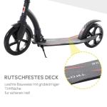 Barnsparkcykel Hopfällbar med Stötdämpning Höjdjusterbar från 14 År Aluminium 92,5 X 37,5 X 87-101,5 Cm