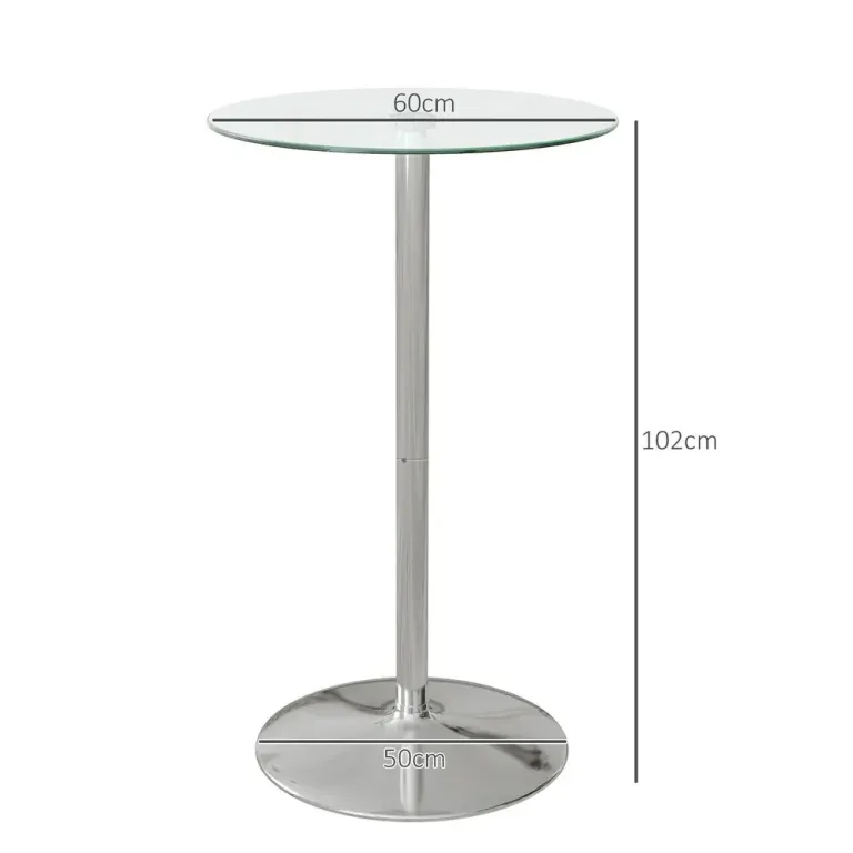Matbord Runt Köksbord Svart av Stål och MDF 78 x 75 cm