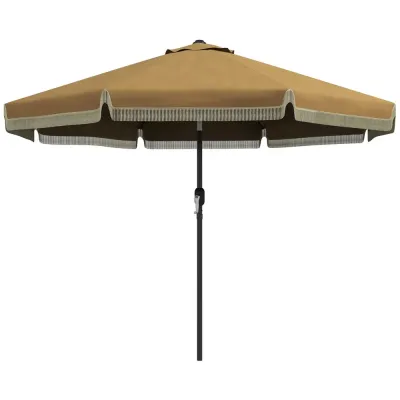 Parasoll Uteplatsparasoll Khaki av Polyester 265 cm