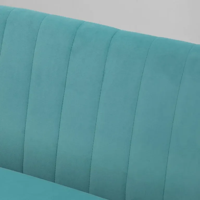 Soffa Loveseat 2-Sits Grön av Tyg 117 x 56,5 x 77 cm