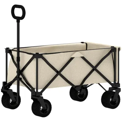 Trädgårdsvagn 100 kg – Hopfällbar Transportvagn