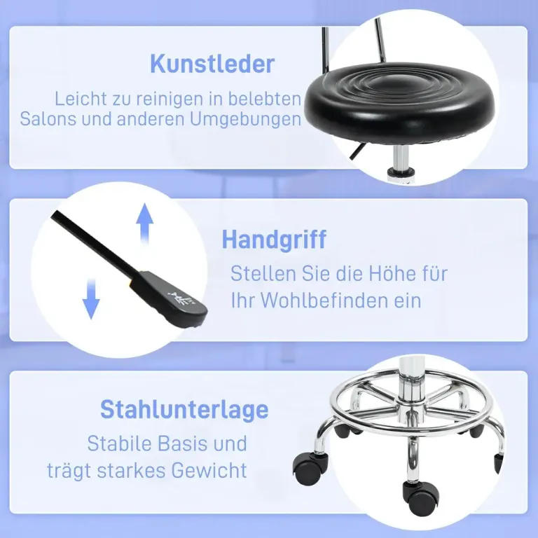 Sminkbord Toalettbord med Spegel och Lådor 32 x 40 x 70-86 C