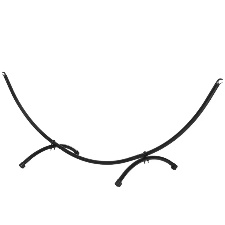 Hängmattestativ i Stål för Utomhusbruk 300 x 90 x 100 cm