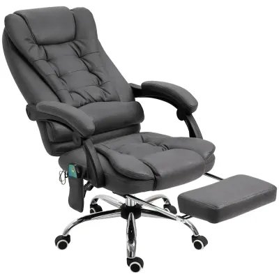 Kontorsstol med Massagefunktion 65 x 160 x 104 cm