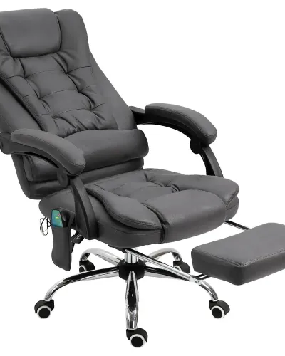 Kontorsstol med Massagefunktion 65 x 160 x 104 cm
