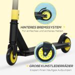 Sparkcykel Stuntscooter Flerfärgad av Aluminium och Stål för Barn från 14 År Scooter med 100 mm Hjul