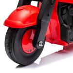 Elektrisk Fyrhjuling Miniquad Blå av Metall och Plast för Barn från 18 Månader Elbil med LED och Horn