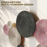 Väggdekorset med 8 Metallskivor i Skivdesign, Mångsidig, Flerfärgad