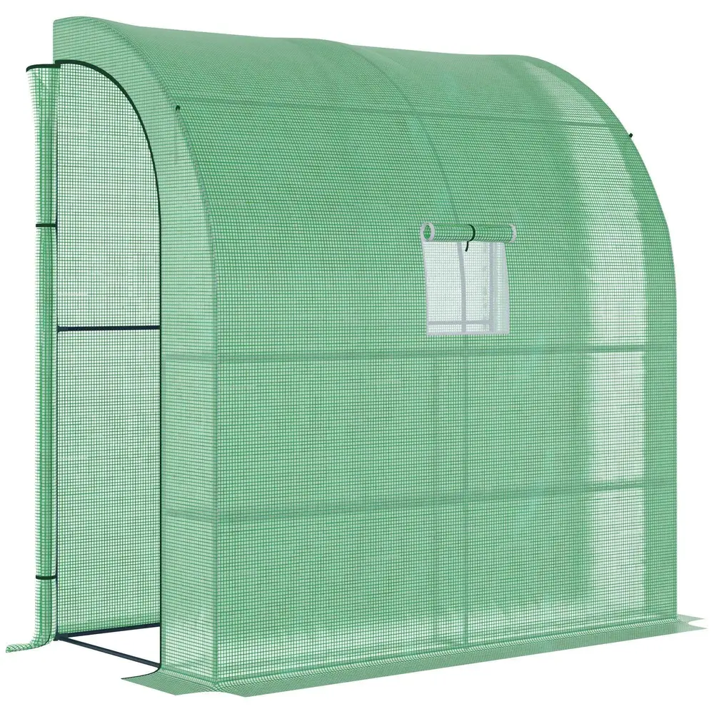 Växthus i Tunnelmodell 2 Dörrar 200 x 100 x 215 Cm