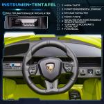 Elbil för Barn, Lamborghini, 3–5 km/h, Fjärrkontroll, 3–5 År, Grön