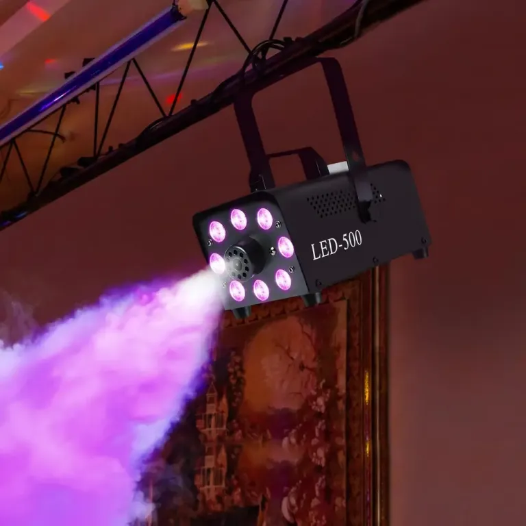 Rökmaskin 450 w med LED-Ljus och Fjärrkontroll
