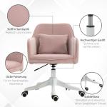 Massagekontorsstol Skrivbordsstol Snurrstol Vibrationsfunktion Justerbara Armstöd 55 X 65 X 79-89 Cm
