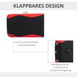 Hopfällbar Massagebänk i Aluminium, Höj- och Sänkbar Behandlingsbänk med Nackstöd, Portabel Bänk för Massage och Skönhet, Svart/Vit, 215 x 60 cm