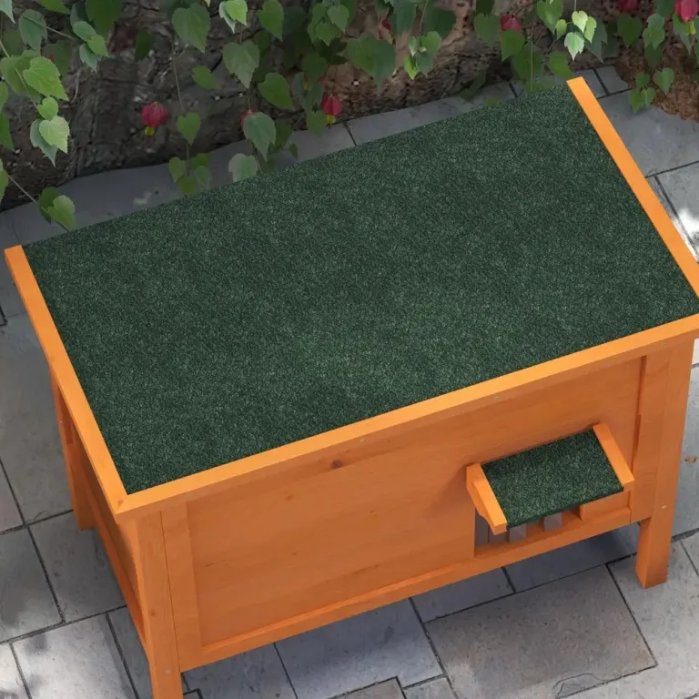 Katthus för Utomhusbruk 85 x 50 x 68,5 cm, Orange
