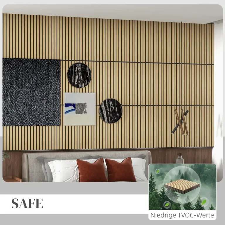 Ljudabsorberande Akustikpaneler Rosa 4-Pack 60 x 60 x 2,1 cm