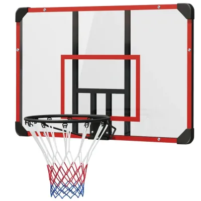 Basketkorg för Väggmontering 113 x 61 x 73 cm, Röd