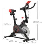 Inomhuscykeltränare Hemgym Fitnesscykel för Konditionsträning och Viktminskning 85 X 46 X 114 Cm