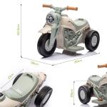 Elmotorcykel för Barn, 6V, med Musik, för 2–5 År, 2,5–3 km/h