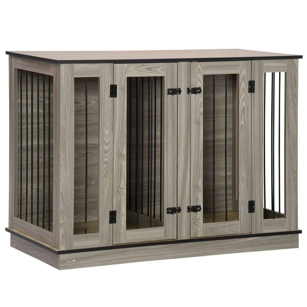 Hundbur 120 x 60 x 88,5 cm med Avdelare