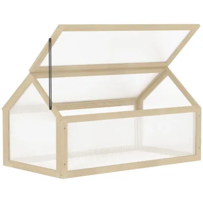 Drivbänk Miniväxthus Kallram med Lock 90 x 52 x 49,5 cm