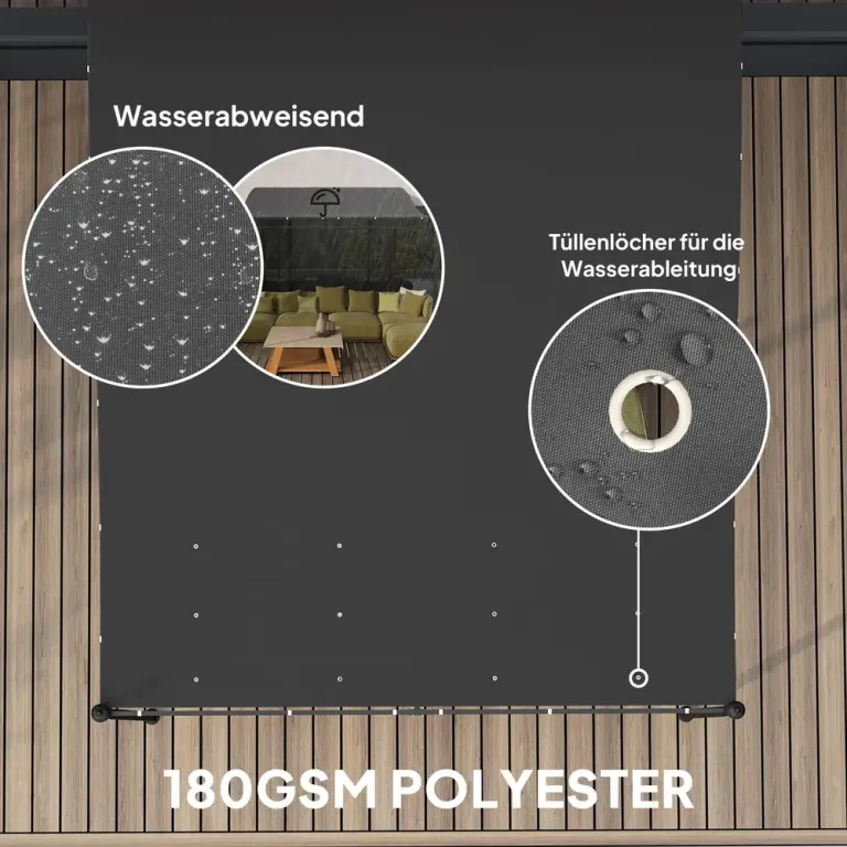 Påbyggnadspaviljong Pergola med Tak 2,5 x 3 x 2,5 m