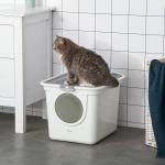 Hundstol Hundsäng Svart av Oxford Tyg och Metall för Utomhusbruk Upphöjd Hundsoffa Ventilerande och Bekväm 92 x 76 x 18 cm