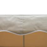 Fristående Dubbelmarkis med Vev Flexibelt Solskydd 2 Sidor Stabil Stålram UV-Skyddande Väv Beige 3 X 3 M