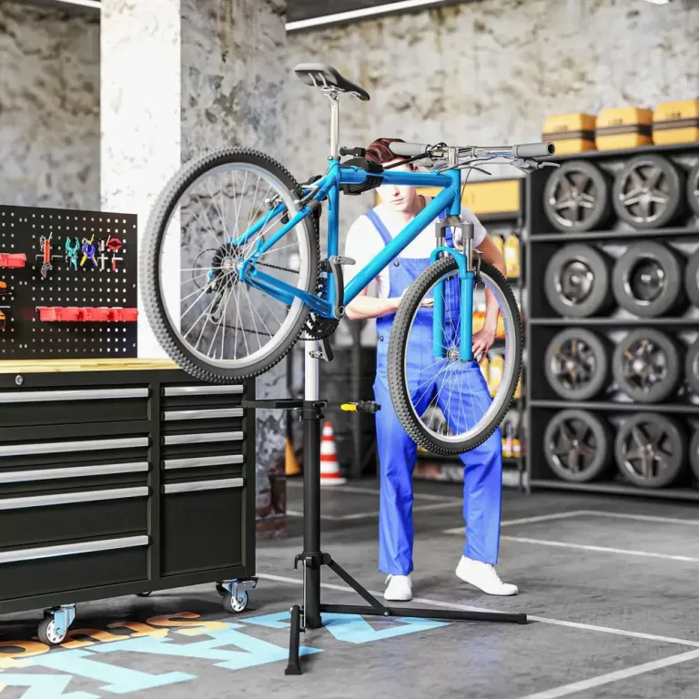 Cykelreparationsställ Justerbart Max 40 kg, Svart