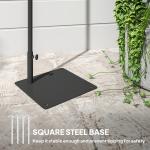 Solar Golvlampa Rottinglampa med Ljussensor Natur av Rotting för Trädgård och Balkong Automatisk Boho Stil Lampa IP44