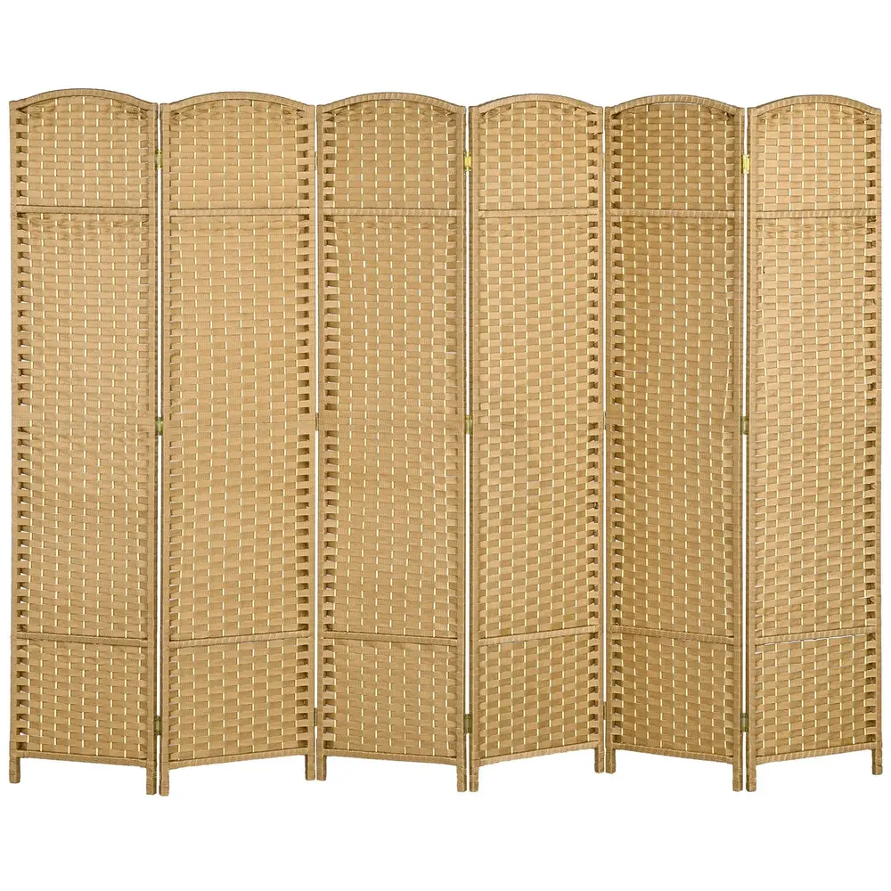 6-panels Rumsavdelare Vikbar Sovrum och Hemmakontor