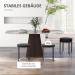 Matpallar Köksstolar Svart av Sammet och Metall för Kök och Matsal Set med 4 Stapelbara Pallar Bekväm Sittdyna 41,5 x 41,5 x 46 cm