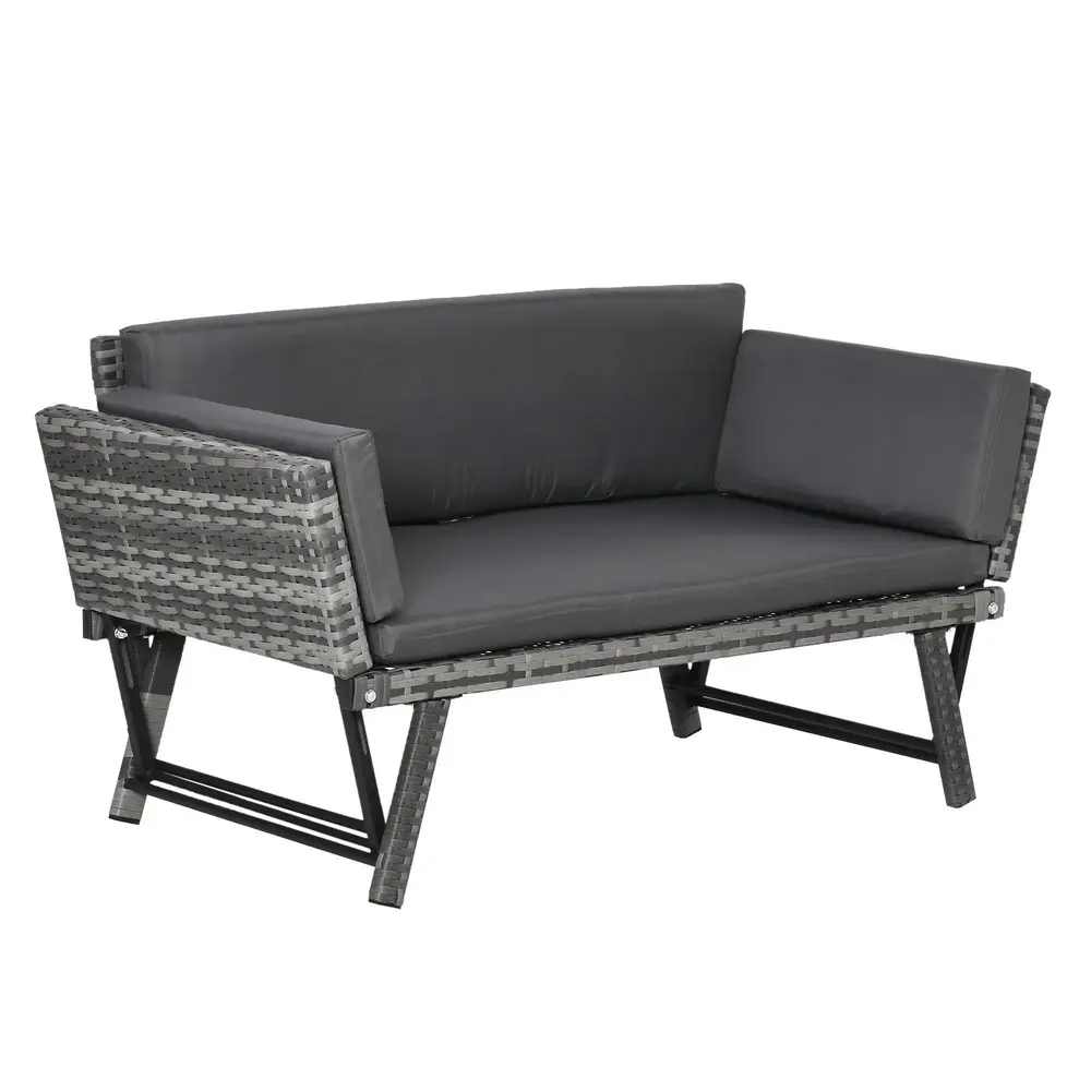 Loungegrupp i Konstrotting 2 Delar 129 x 63 x 67 Cm