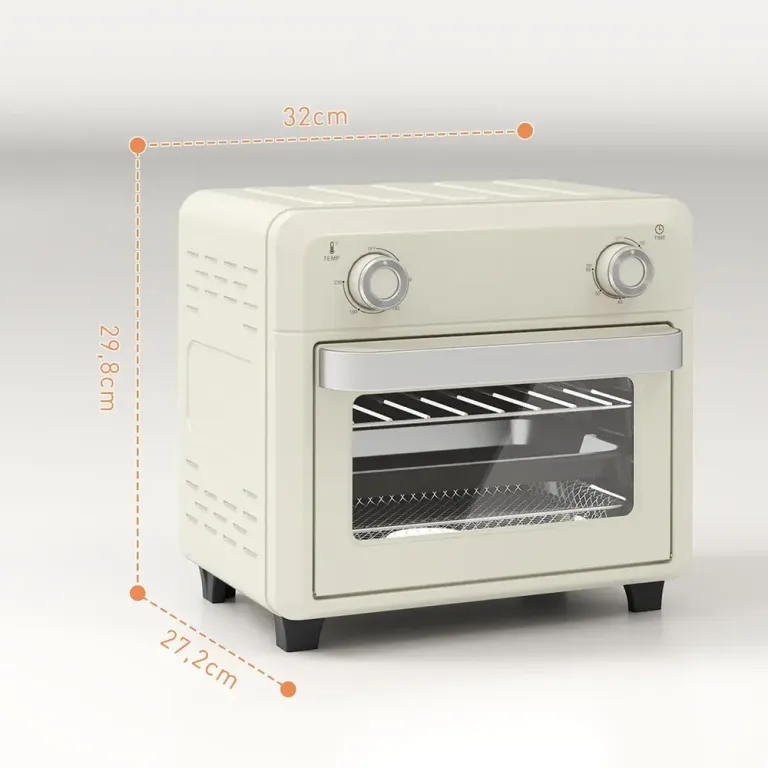 Miniugn och Varmluftsfritös 10 l 1000 w med Timer, Cremevit