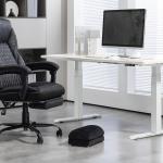 Fotstöd Fotpall Svart av Sammet för Kontor och Hemmakontor Ergonomiskt Stöd med Halkskydd