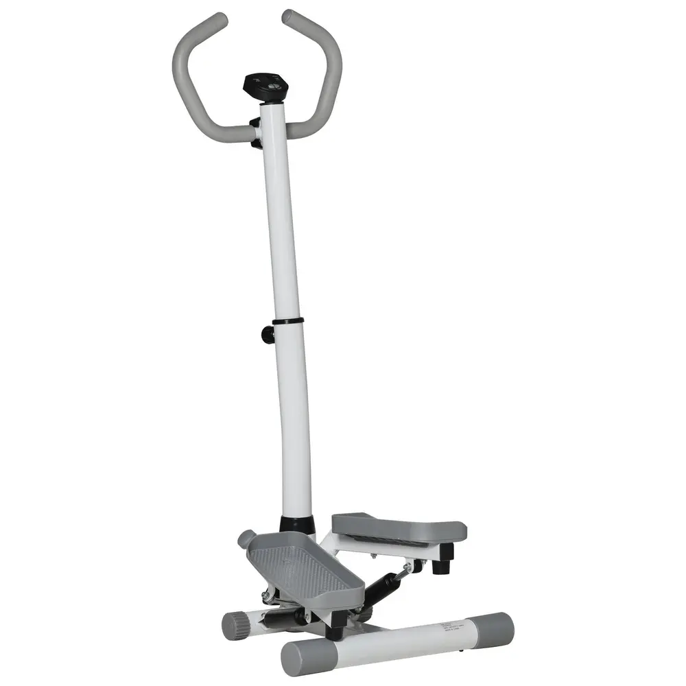 Stepper Ergonomisk Vit Metall 55 x 53 x 118–128 Cm