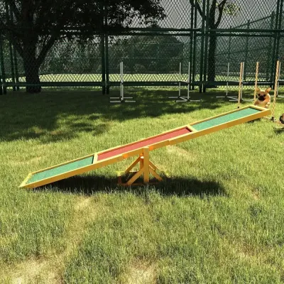 Agility Rocker för Hundar Idealisk 180 x 30 x 30 cm