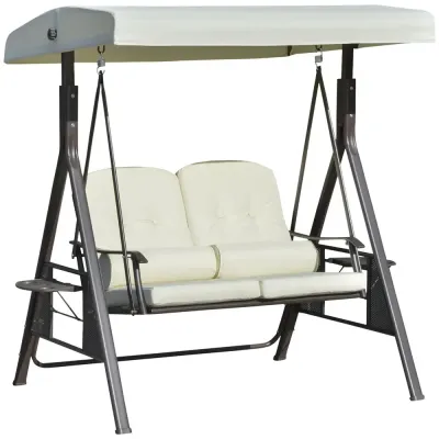 2-Sitsig Hammock med Soltak 162 x 118 x 173 cm
