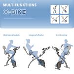 Motionscykel för Hemmaträning, Justerbar Cykel med Magnetiskt Motstånd, Tyst och Smidig Träningsmaskin, Svart