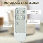 TV-Fåtölj Seniorstol Svart av Konstläder och Metall för Vardagsrum Elektrisk med Ståhjälp och Liggfunktion Fjärrkontroll