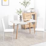 Soffbord Sidobord Set om 2 Natur av Vattenhyacint och Stål för Vardagsrummet Boho Stil Runda Bord Dekorativ Design
