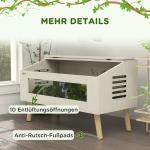 Terrarium för Reptiler, 140 L, Värmedynekompatibelt, Glasfönster