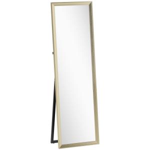 Hellängdsspegel med Flexibel Placering, Guld, 160x50 cm