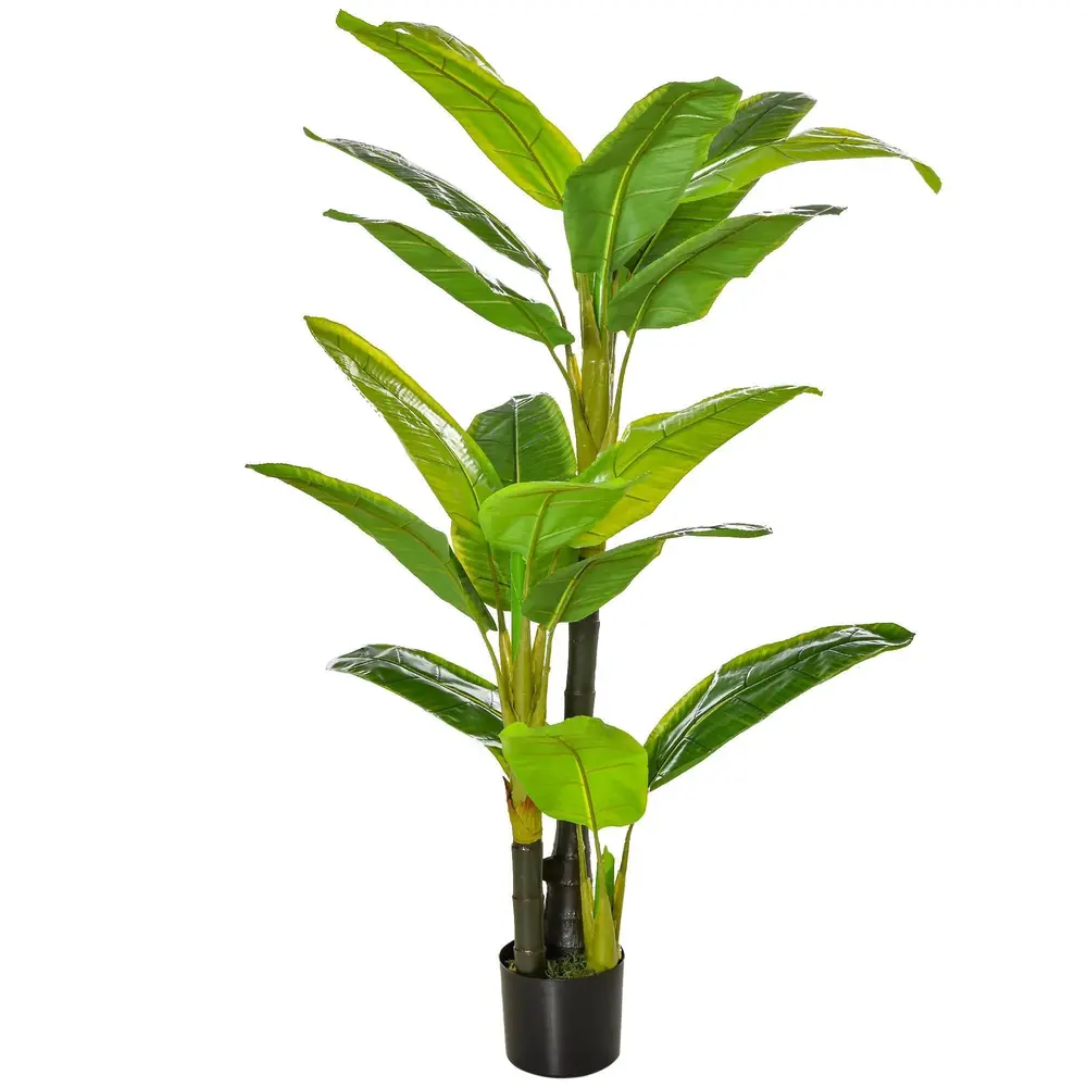 Konstgjort Bananträd Stor och Dekorativ Konstväxt i 150 Cm