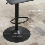 Barstolar 2-pack Prisvärd Grå Sammet för Kök och Bar med Justerbar Höjd och Ryggstöd Ergonomisk Design i Metall 360 Graders Rotation