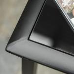 Trädgårdsstolset Solstolar Grå Svart av Metall för Uteplats och Trädgård 3 Delar med 2 Stolar och Sidobord Bekväm Sittgrupp