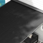 Pergola Paviljong Mörkgrå av Stål och Polyester för Terrass och Balkong Väderbeständigt Altantak med Justerbart Tak 4 x 3 m