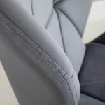 Barstolar 2-pack Prisvärd Grå Sammet för Kök och Bar med Justerbar Höjd och Ryggstöd Ergonomisk Design i Metall 360 Graders Rotation