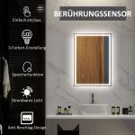 LED-badrumsspegel med Touch Switch, Vit