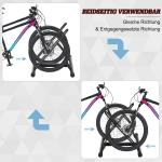 Cykelställ Monteringsställ för Cyklar Robust Metall Svart 60 X 54 X 57 Cm